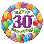 30 Birthday Balloons