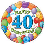 40 Birthday Balloons