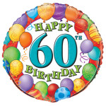 60 Birthday Balloons