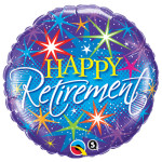 Retirement Colourful Bursts